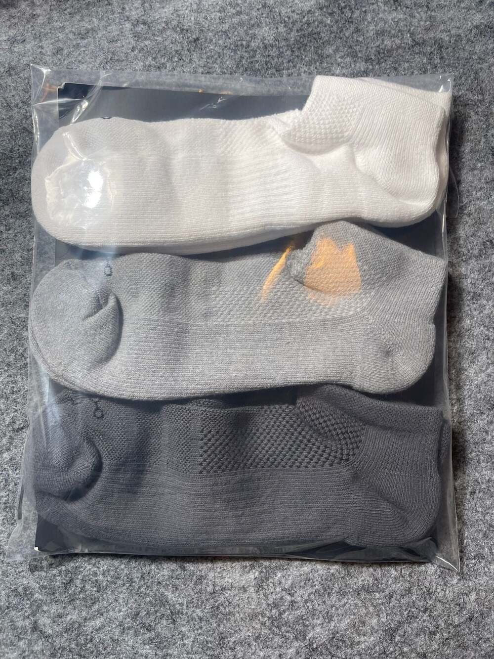 Tommie Copper Set of 3 Compression Ankle Socks with UltraGuard Tech, Size Large